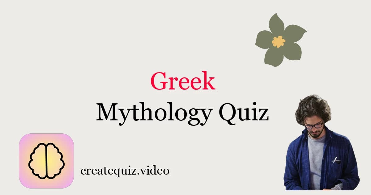 Test Your Knowledge of Greek Mythology: Gods, Heroes & Monsters